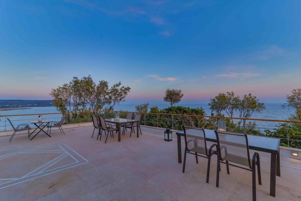 Black Diamond Beachfront Pool Villa Pasithea In Sounio, Athens Kap Kap Sounion Exterior foto